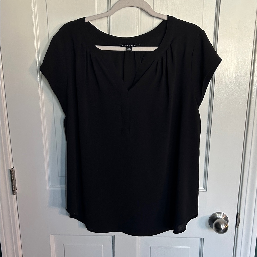 41 Hawthorn Classic Black Blouse